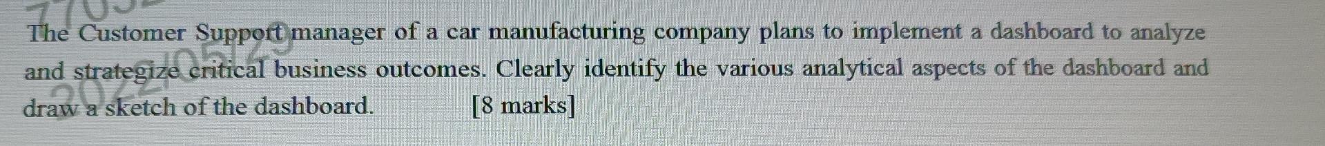 The Customer Support manager of a car