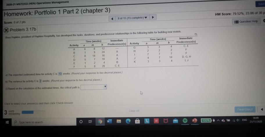 2020-21 MGT2222 (HEN) Operations Management