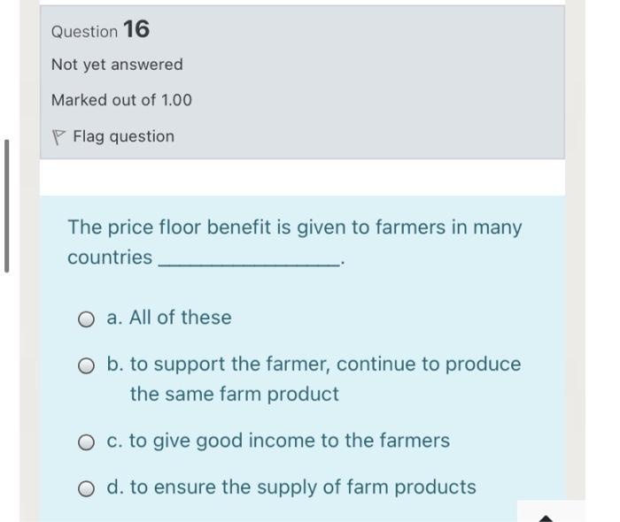 I want a quick solution, please Question 16 Not