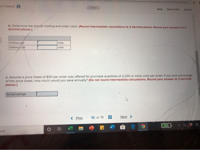 Surved Help Sove & Exit Given the following