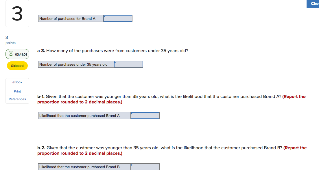 Check my work 3 Exercise 3-25 Static 3 A