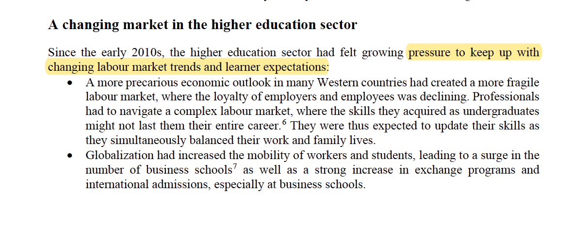 Identify three types of pressure that resulted