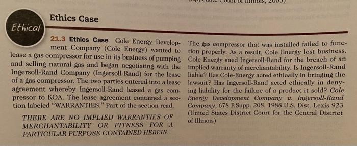 Using the "IRAC" method - analyze the case and