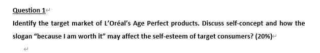 CASE STUDY: L'Oreal Age Perfect - Because I'm