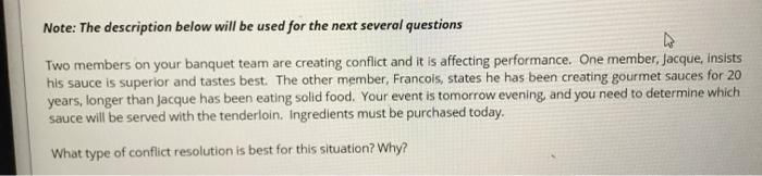 Note: The description below will be used for the