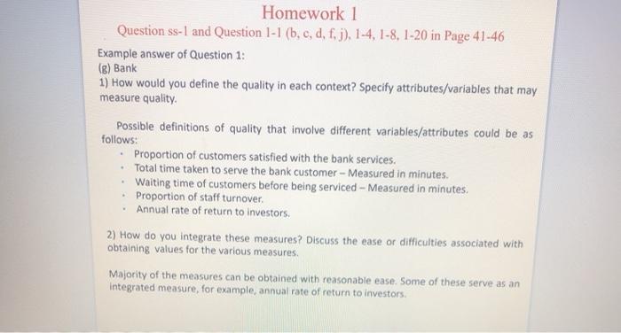 Homework 1 Question ss-1 and Question 1-1 (b, c,