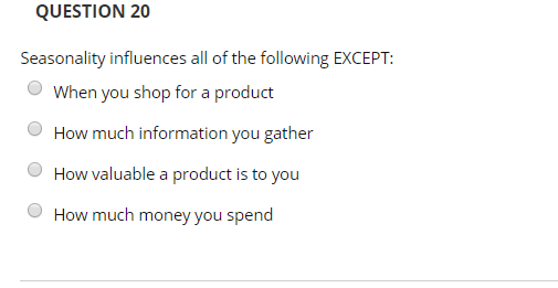 QUESTION 14 When a friend who doesn't smoke