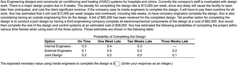 Sox Engineering designs and constructs air