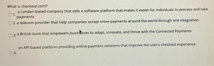please answer both questions FinTech is 01. A