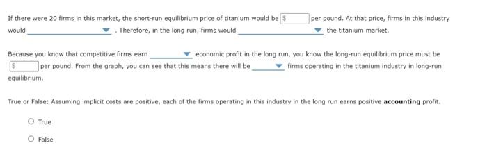 7. Short-run supply and long-run equilibrium