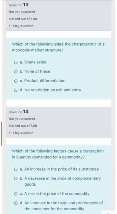 I want a quick solution, please Question 13 Not