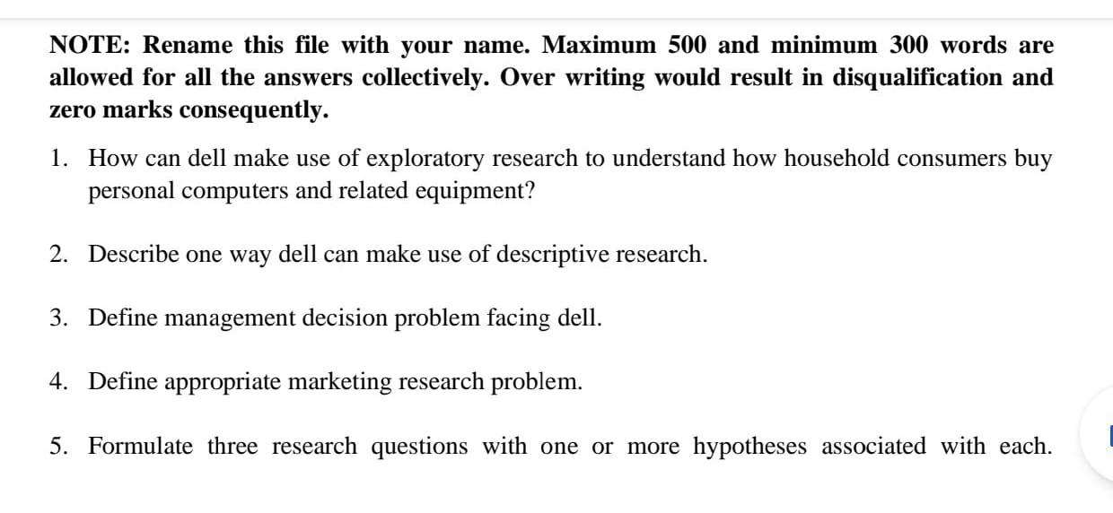 Questions: Running Case with Real Data Dell