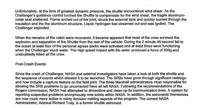 Assignment A only! Read the General Information