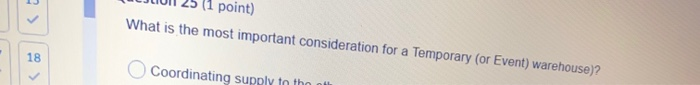 Question 24 (1 point) Saved What is meant by the