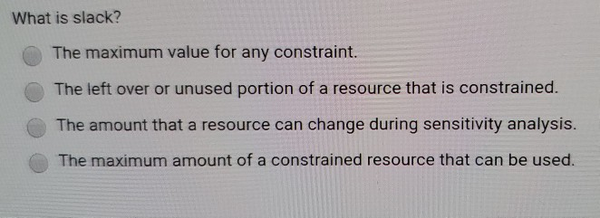 The decision variables must be included in the