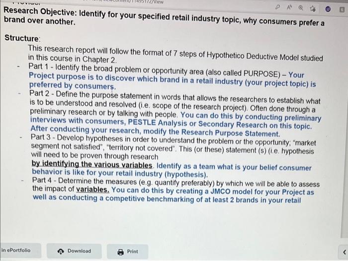 business research and data analysis BUS 8375