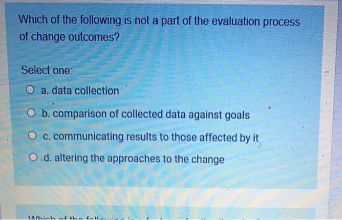 Which of the following is not a part of the