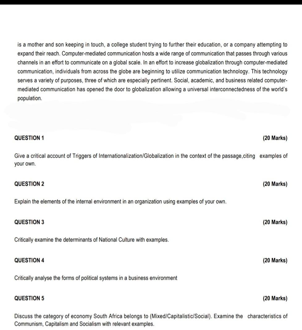 all Q Computer-Mediated Communication and