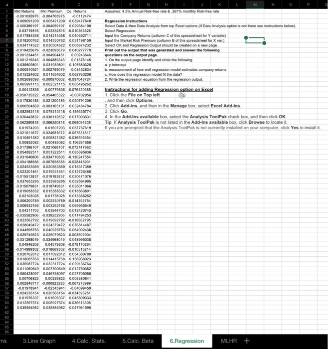 K L M N O I J Ahalyzing Historical Risk vs.