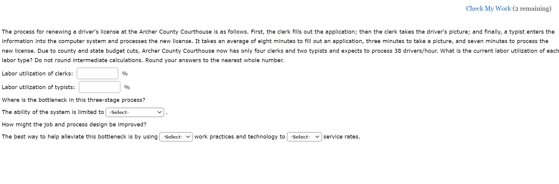 labor type? Do not round intermediate
