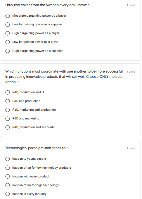 no need to explain, ans only the right option