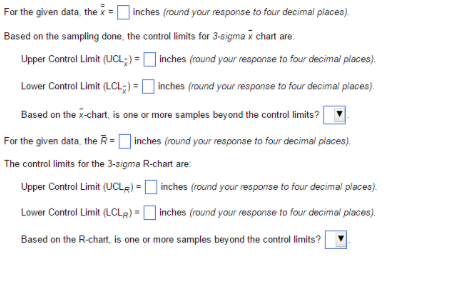 Refer to Table 56.1 - Factors for Computing