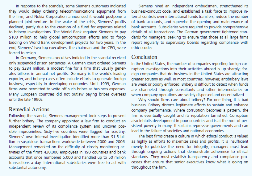 1. When doing business around the world, is it