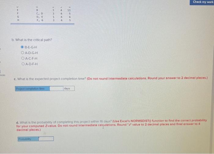 The following represents a project that should be