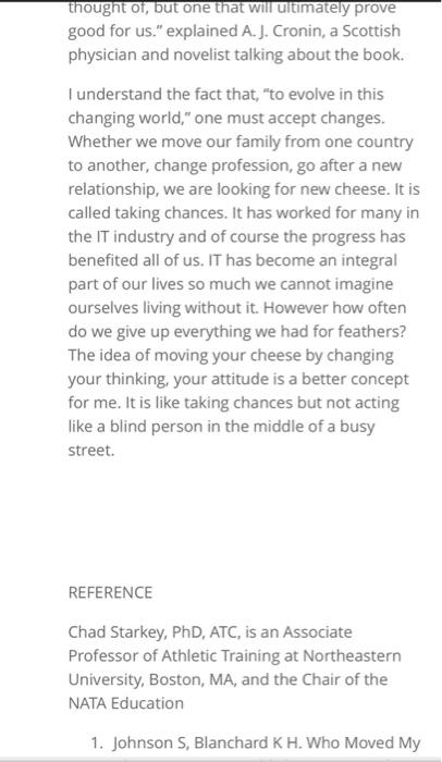 The statement in the pic is a student lit review