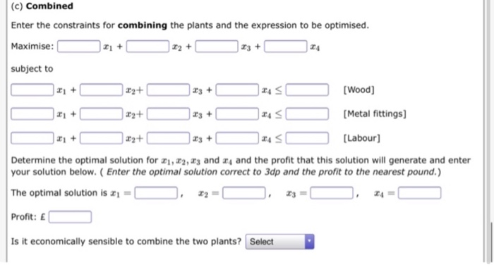 The Question. The scenario Park Furnishings