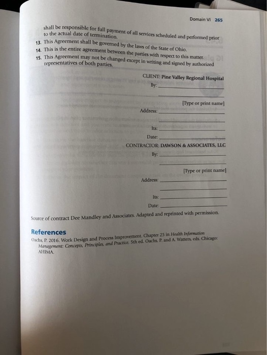 6.44 Vendor contracts Subdomain VI.J.1 Evaluate