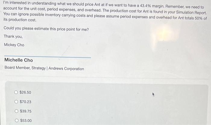 I'm interested in understanding what we should