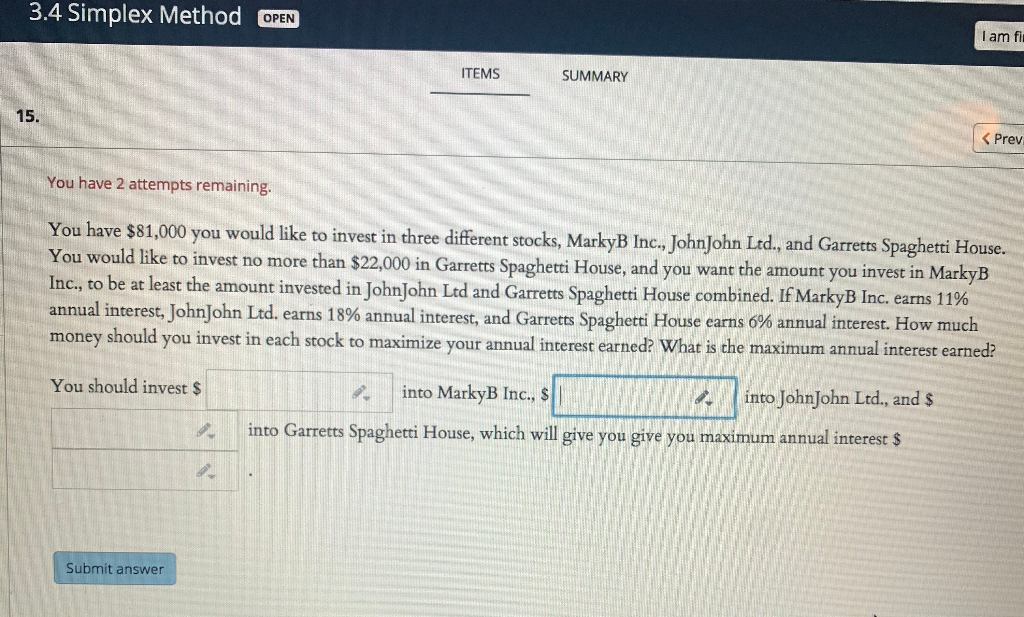 You have $81,000 you would like to invest in