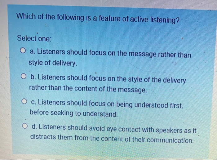 Which of the following is a feature of active