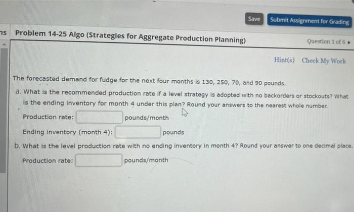 Save Submit Assignment for Grading s Problem
