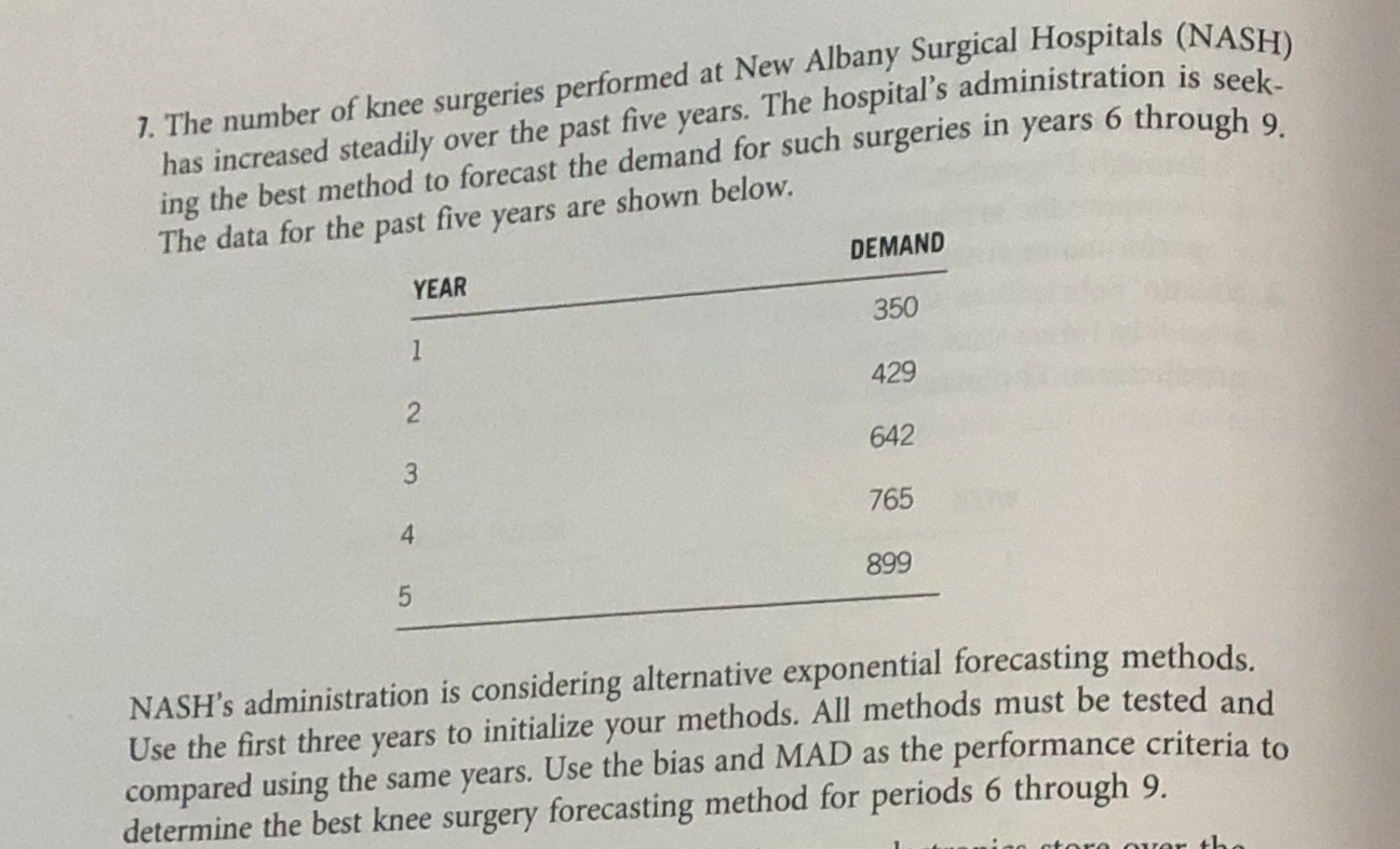 Please show all work(: either excel or