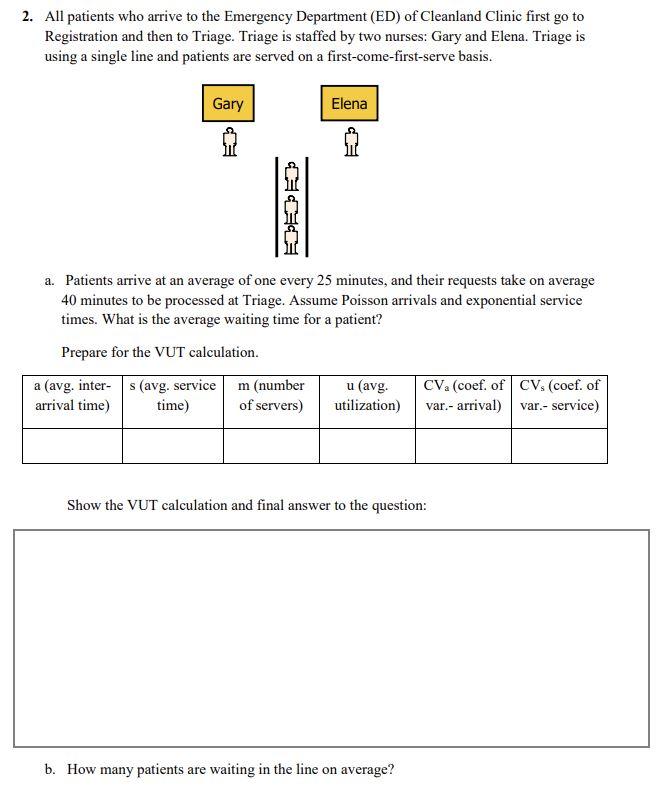 c. Triage is considering creating two separate