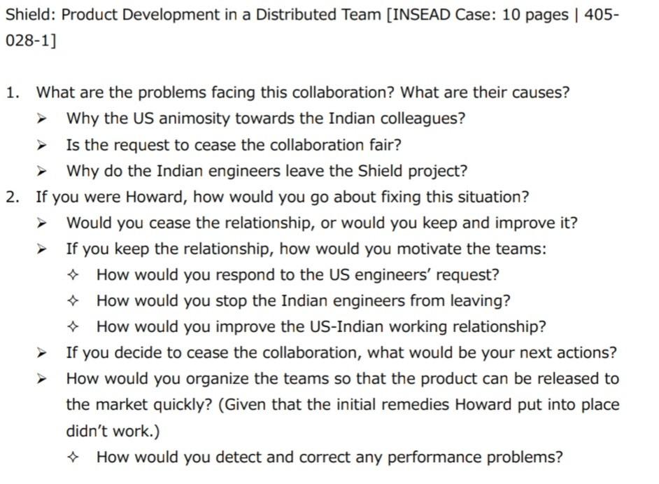 Shield: Product Development in a Distributed Team