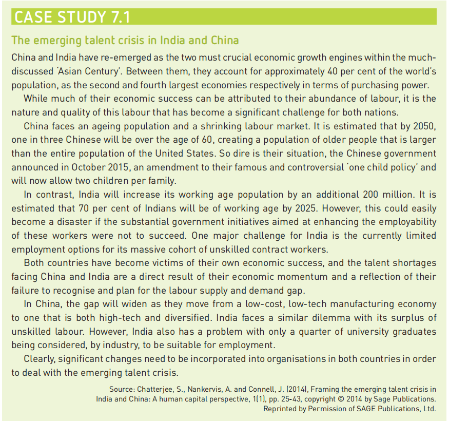 1 While this case study presents a number of