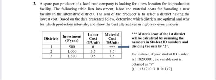 use 7.5 as the first material cost solve step by