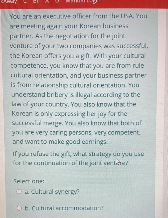 Canadian and Japanese potential joint venture