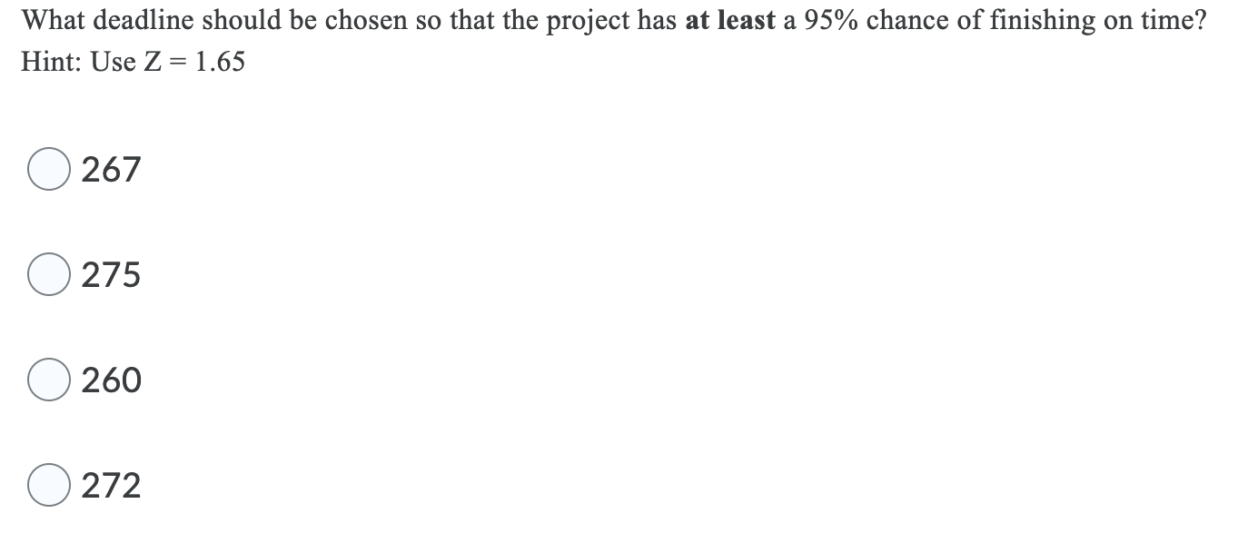 Predecessor a Exp Time Variance m b 12 18 36 55 A