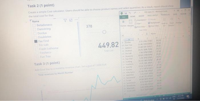 Task 2 (1 point) Create a simple Cost calculator