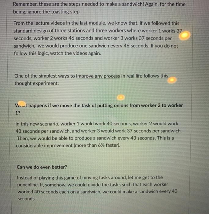 Subway - Inside the Store Seconds 3+ Support Task