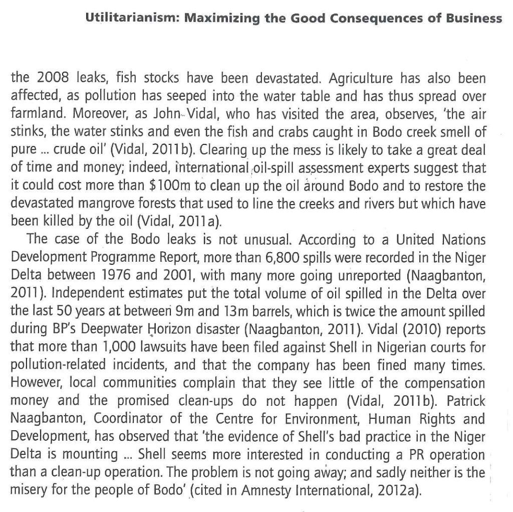 Need these parts from this case study for ethic