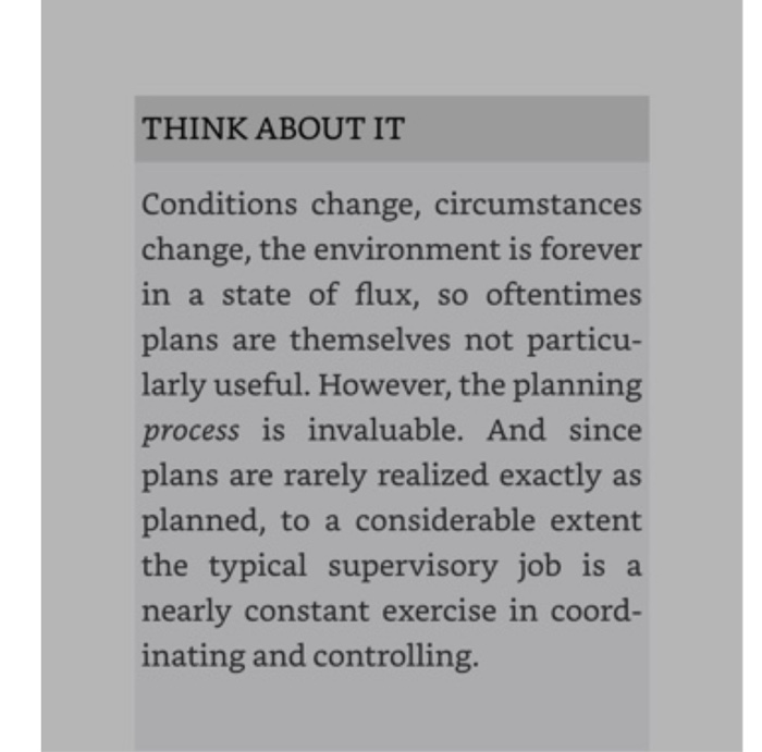 10. Explain how the controlling function does or