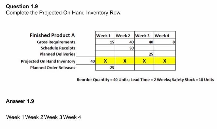 help me answer each question Question 1.6