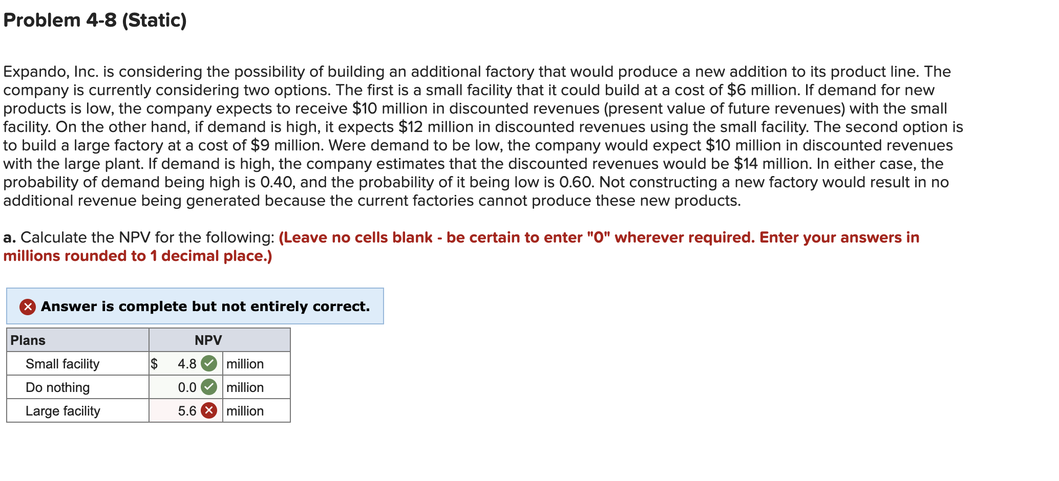 Please answer all parts of the problem: Problem