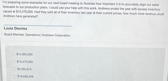 I'm preparing some examples for our next board