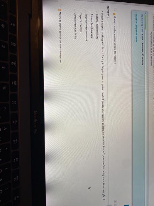 A Moving to another question will save this